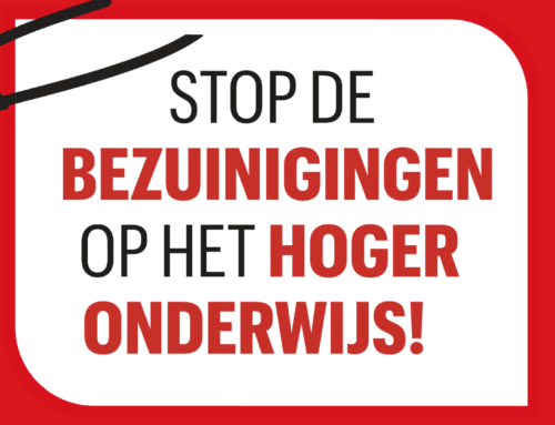 Kom in actie tegen de afbraak van het hoger onderwijs!